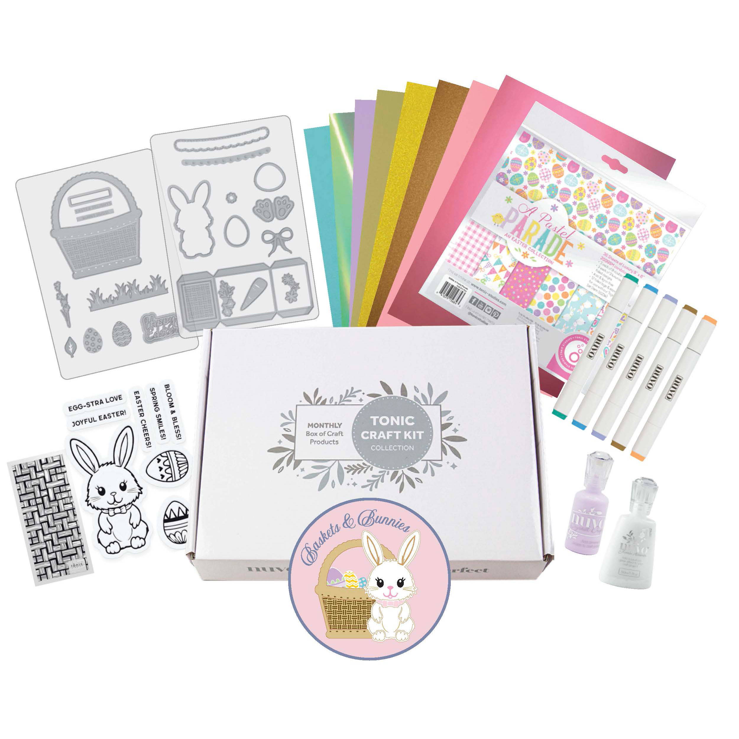 Tonic Craft Kit 88 - Baskets & Bunnies – Tonic Studios USA Tonic Craft Kit 88 - Baskets & Bunnies – Tonic Studios USA